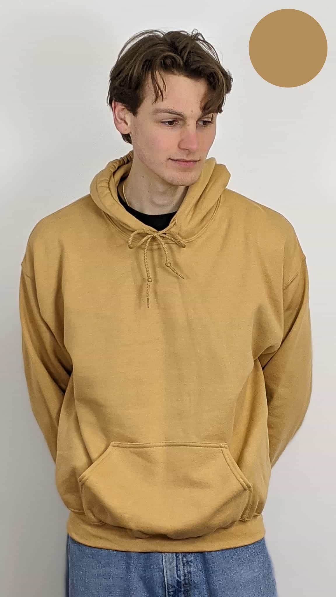 Gildan hoodie gold online