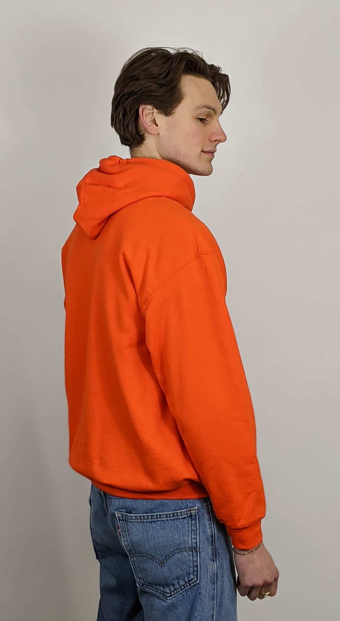 Orange Gildan Hoodie