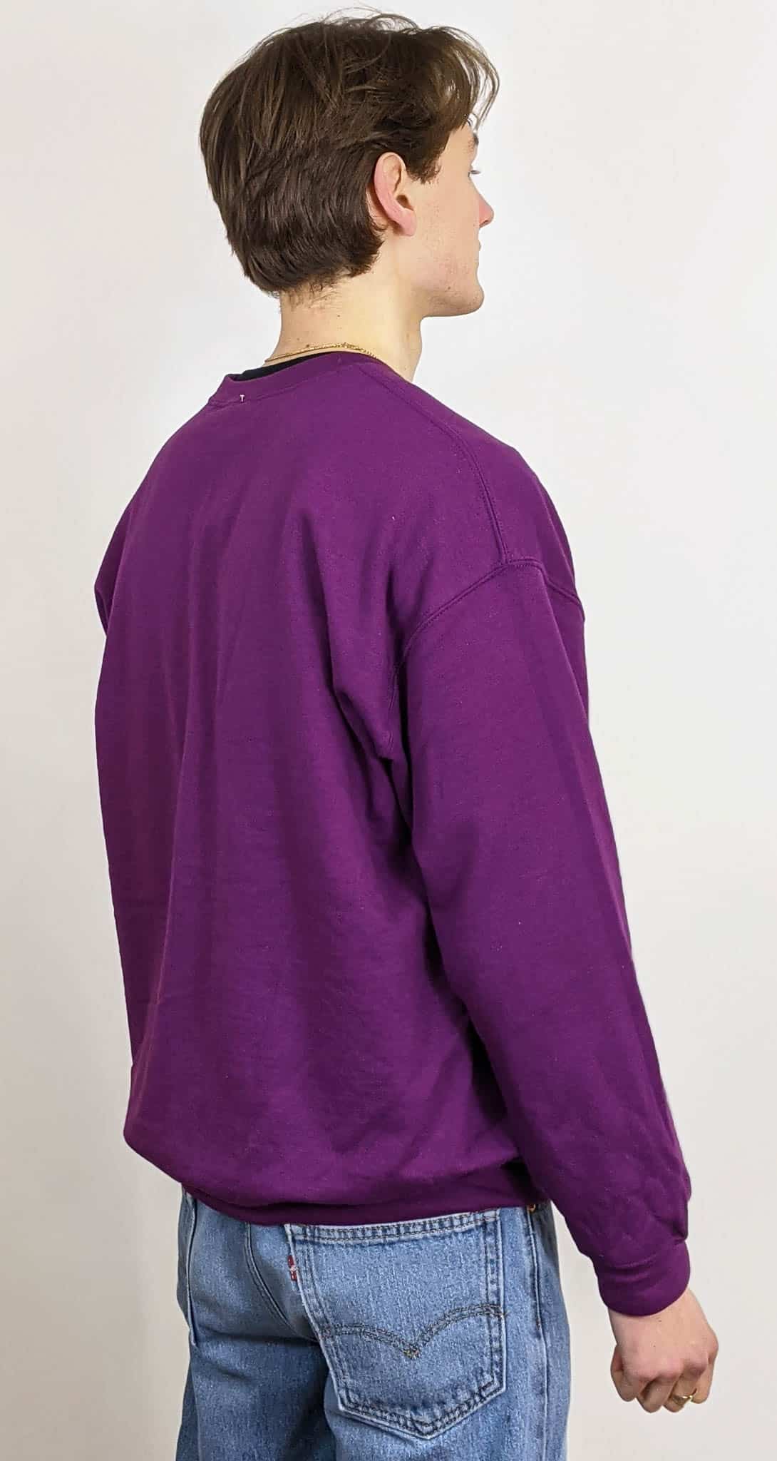 Plum Gildan Sweatshirt