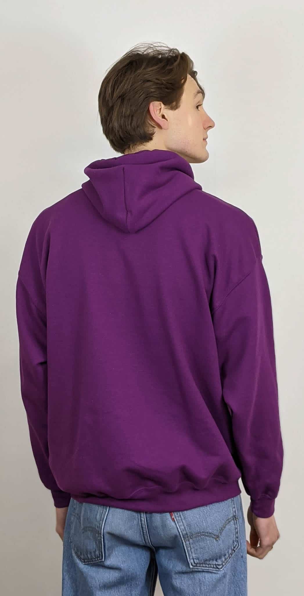 Plum Gildan Hoodie