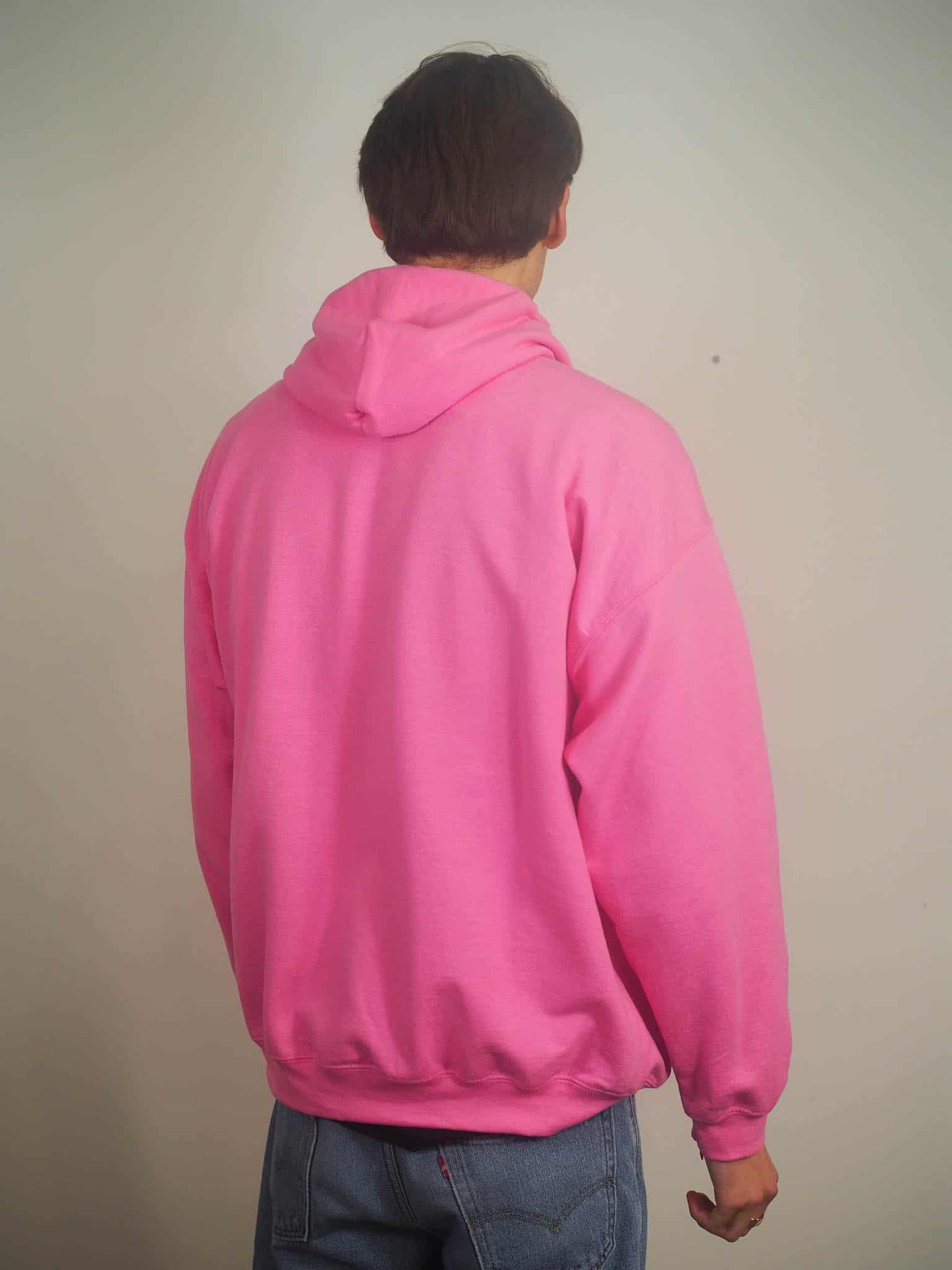 Bright Pink Gildan Hoodie