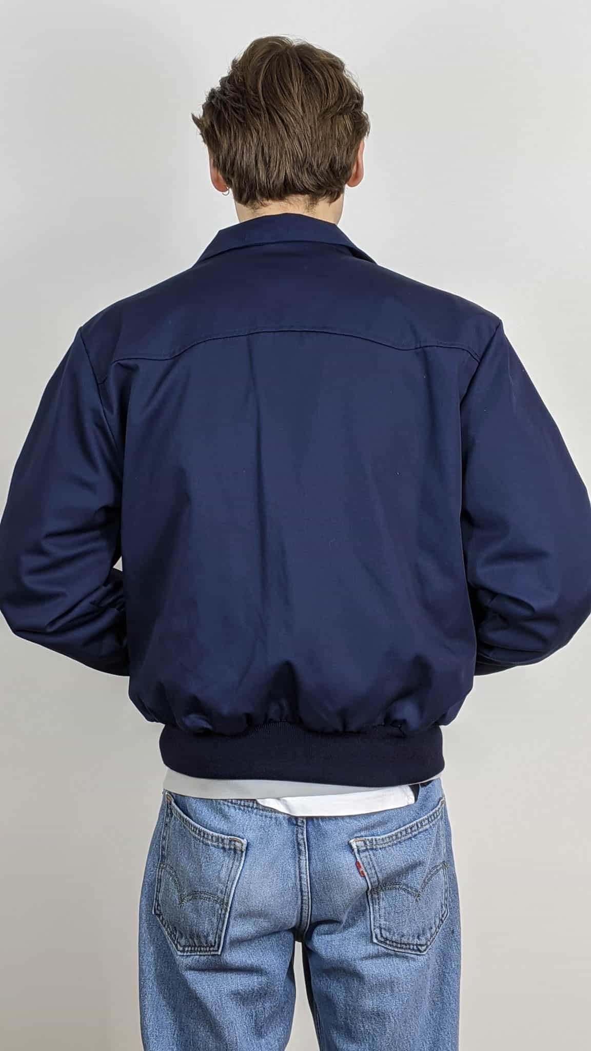 Navy Harrington Jacket
