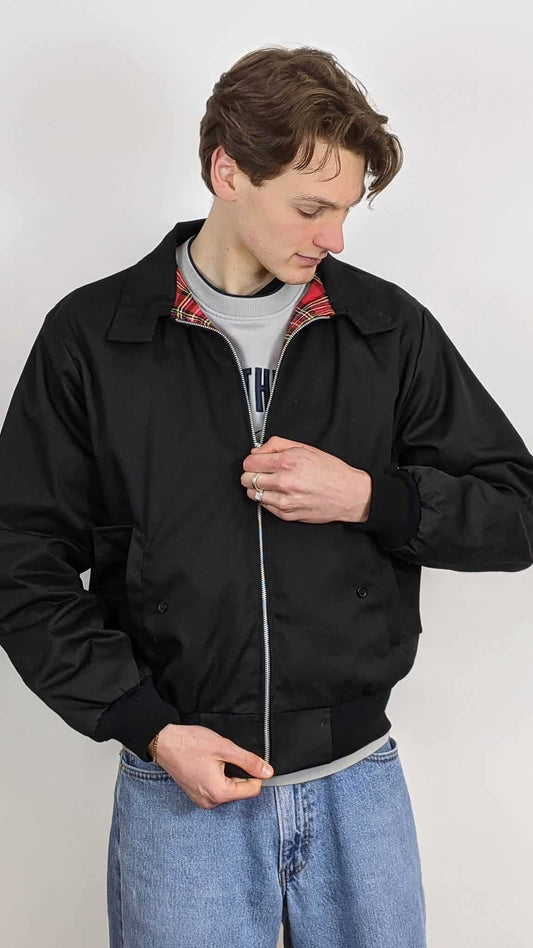 Black Harrington Jacket