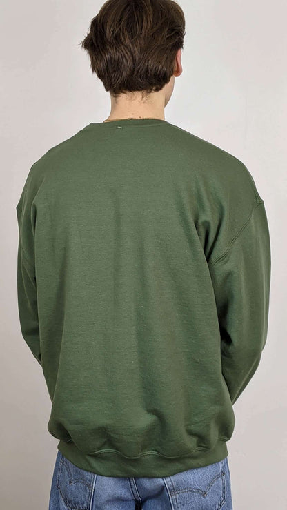 Military Green Gildan Sweatshirt